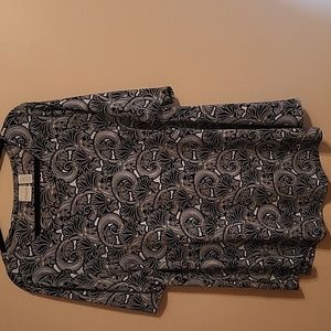 Chico's 3/xL black/white shirt